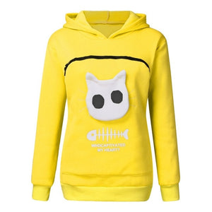 SWEATSHIRT CAT POUCH HOODIE